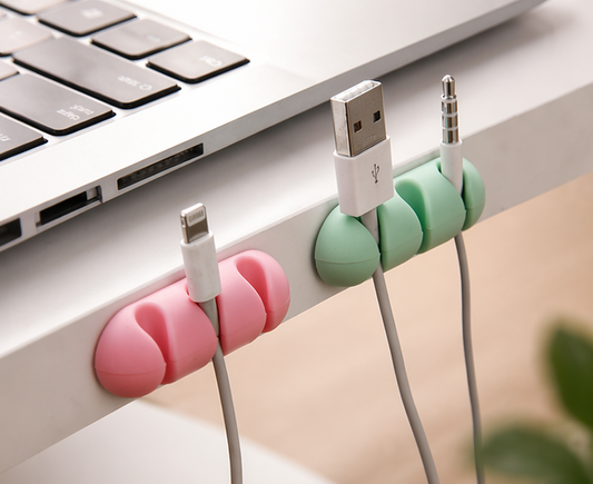 Magnetic Cable Organizer Clip — Desk & Bedside Wire Manager